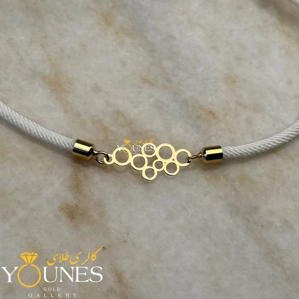 دستبند حبابی طلا لیزری